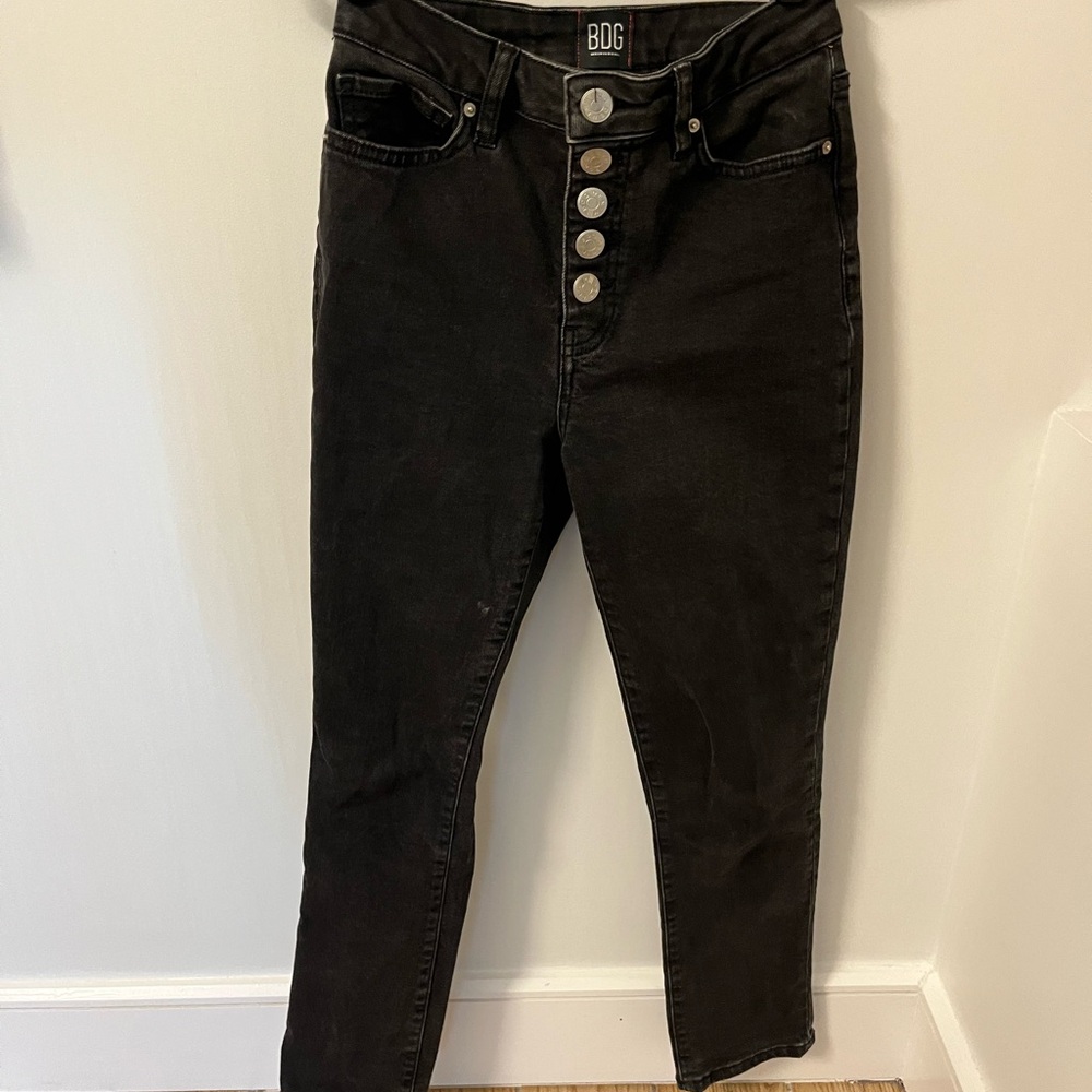 BDG High Rise Black Denim Jeans